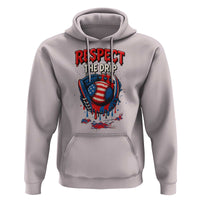 Respect The Drip Hoodie Patriotic Baseball USA Sports Lover - Wonder Print Shop