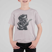 Rock And Roll Dachshund T Shirt For Kid Dog Playing Guitar Music Lover - Wonder Print Shop