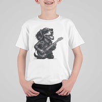 Rock And Roll Dachshund T Shirt For Kid Dog Playing Guitar Music Lover - Wonder Print Shop