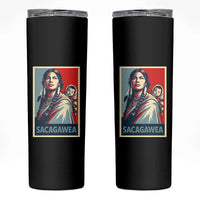Womens History Month Sacagawea Skinny Tumbler Native American Heritage Graphic