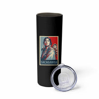 Womens History Month Sacagawea Skinny Tumbler Native American Heritage Graphic