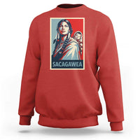 Womens History Month Sacagawea Sweatshirt Native American Heritage Graphic