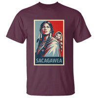 Womens History Month Sacagawea T Shirt Native American Heritage Graphic