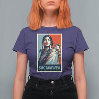 Womens History Month Sacagawea T Shirt For Women Native American Heritage Graphic