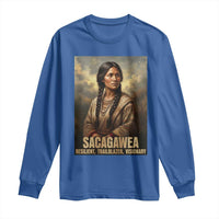 Sacagawea Native American Woman Long Sleeve Shirt Resilient Trailblazer Visionary