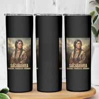 Sacagawea Native American Woman Skinny Tumbler Resilient Trailblazer Visionary