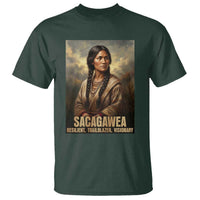 Sacagawea Native American Woman T Shirt Resilient Trailblazer Visionary