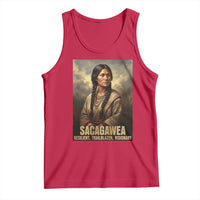 Sacagawea Native American Woman Tank Top Resilient Trailblazer Visionary