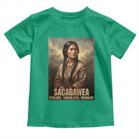 Sacagawea Native American Woman Toddler T Shirt Resilient Trailblazer Visionary