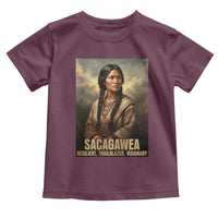 Sacagawea Native American Woman Toddler T Shirt Resilient Trailblazer Visionary