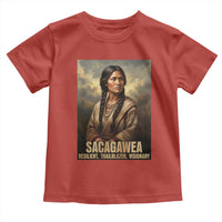Sacagawea Native American Woman Toddler T Shirt Resilient Trailblazer Visionary