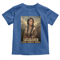 Sacagawea Native American Woman Toddler T Shirt Resilient Trailblazer Visionary