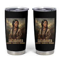 Sacagawea Native American Woman Tumbler Cup Resilient Trailblazer Visionary