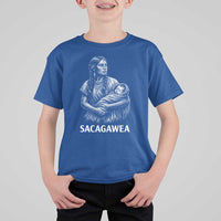 Sacagawea T Shirt For Kid Native American Womens History Month Graphic
