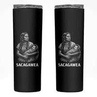 Sacagawea Skinny Tumbler Native American Womens History Month Graphic