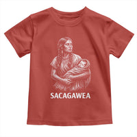 Sacagawea Toddler T Shirt Native American Womens History Month Graphic