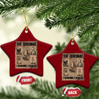 The Original Founding Fathers Ceramic Ornament Native American Indigenous Leaders Graphic