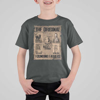 The Original Founding Fathers T Shirt For Kid Native American Indigenous Leaders Graphic