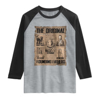 The Original Founding Fathers Raglan Shirt Native American Indigenous Leaders Graphic