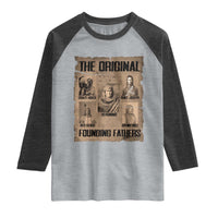 The Original Founding Fathers Raglan Shirt Native American Indigenous Leaders Graphic