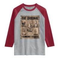 The Original Founding Fathers Raglan Shirt Native American Indigenous Leaders Graphic