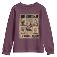 The Original Founding Fathers Youth Sweatshirt Native American Indigenous Leaders Graphic