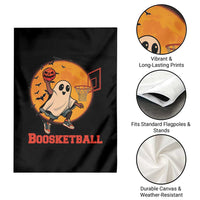 Funny Black Ghost Halloween Basketball Garden Flag Boosketball Dunk Gift - Wonder Print Shop