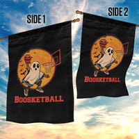 Funny Black Ghost Halloween Basketball Garden Flag Boosketball Dunk Gift - Wonder Print Shop