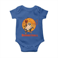 Funny Black Ghost Halloween Basketball Baby Onesie Boosketball Dunk Gift - Wonder Print Shop