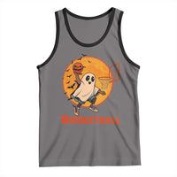 Funny Black Ghost Halloween Basketball Tank Top Boosketball Dunk Gift - Wonder Print Shop