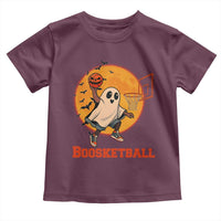 Funny Black Ghost Halloween Basketball Toddler T Shirt Boosketball Dunk Gift - Wonder Print Shop