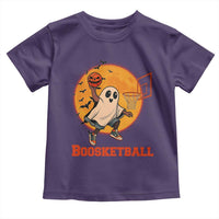 Funny Black Ghost Halloween Basketball Toddler T Shirt Boosketball Dunk Gift - Wonder Print Shop