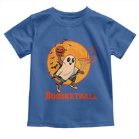Funny Black Ghost Halloween Basketball Toddler T Shirt Boosketball Dunk Gift - Wonder Print Shop