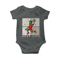 Hoop Life Baby Onesie Halloween Zombie Basketball Spooky Game - Wonder Print Shop