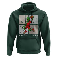 Hoop Life Hoodie Halloween Zombie Basketball Spooky Game - Wonder Print Shop