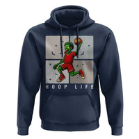 Hoop Life Hoodie Halloween Zombie Basketball Spooky Game - Wonder Print Shop