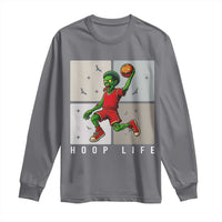 Hoop Life Long Sleeve Shirt Halloween Zombie Basketball Spooky Game - Wonder Print Shop