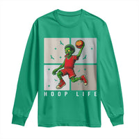 Hoop Life Long Sleeve Shirt Halloween Zombie Basketball Spooky Game - Wonder Print Shop