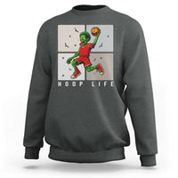 Hoop Life Sweatshirt Halloween Zombie Basketball Spooky Game - Wonder Print Shop