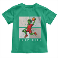 Hoop Life Toddler T Shirt Halloween Zombie Basketball Spooky Game - Wonder Print Shop