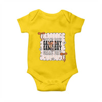 Basketball Game Day Baby Onesie Retro Coquette Bow Gift For Sport Lovers - Wonder Print Shop