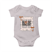 Basketball Game Day Baby Onesie Retro Coquette Bow Gift For Sport Lovers - Wonder Print Shop