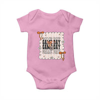 Basketball Game Day Baby Onesie Retro Coquette Bow Gift For Sport Lovers - Wonder Print Shop
