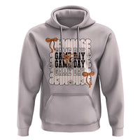 Basketball Game Day Hoodie Retro Coquette Bow Gift For Sport Lovers - Wonder Print Shop