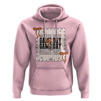 Basketball Game Day Hoodie Retro Coquette Bow Gift For Sport Lovers - Wonder Print Shop
