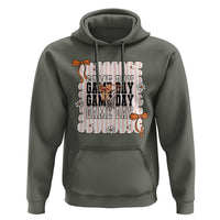 Basketball Game Day Hoodie Retro Coquette Bow Gift For Sport Lovers - Wonder Print Shop