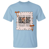 Basketball Game Day T Shirt Retro Coquette Bow Gift For Sport Lovers - Wonder Print Shop