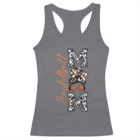 Basketball Mom Racerback Tank Top Retro Style Gift For Sports Lover - Wonder Print Shop