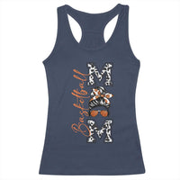 Basketball Mom Racerback Tank Top Retro Style Gift For Sports Lover - Wonder Print Shop
