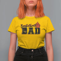 Basketball Dad T Shirt For Women Gift For Sport Lover - Wonder Print Shop